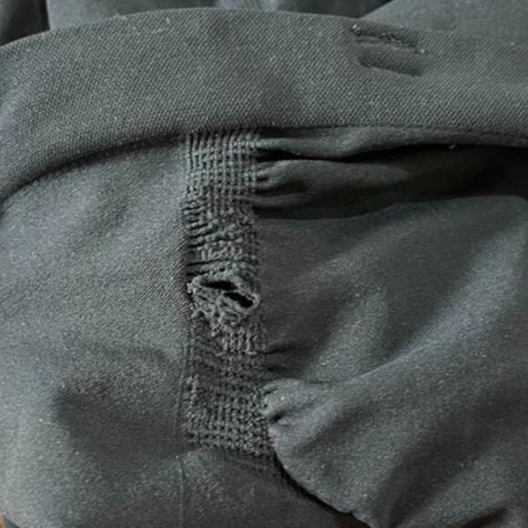 SKIMS Seamless Sculpt Mid Thigh Short Black Onyx Large Shapewear Flawed - Picture 11 of 12